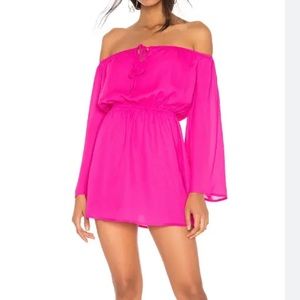 SUPERDOWN hot pink dress, worn once size small